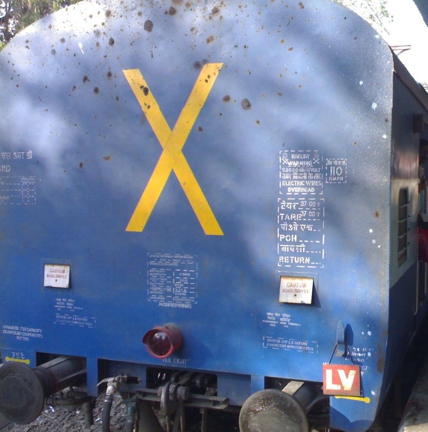  why x sign is there in indian rail
